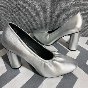 NWOT H&M Silver Shoes